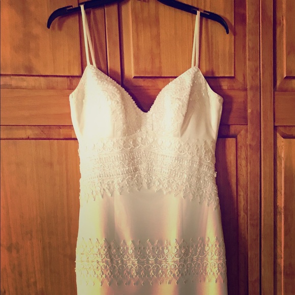 Maggie Sottero Dresses & Skirts - Maggie Sottero spaghetti strap wedding dress